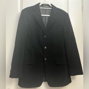Rene Lezard for Bergdorf Goodman Black Corduroy Blazer – Size 42